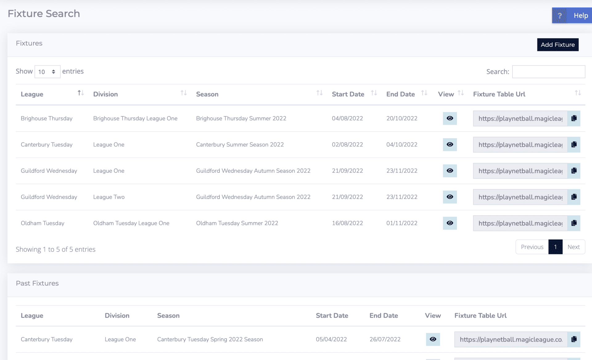 fixture generator