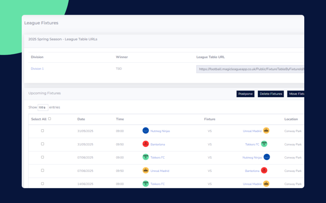 How to Create Fixtures and Launch Your Sports League