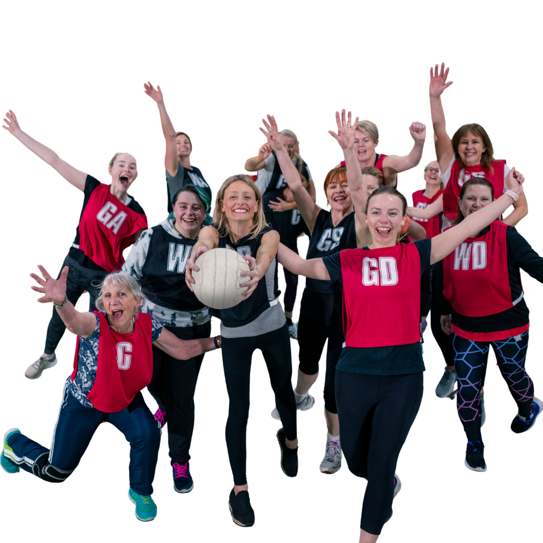 netball players in a club