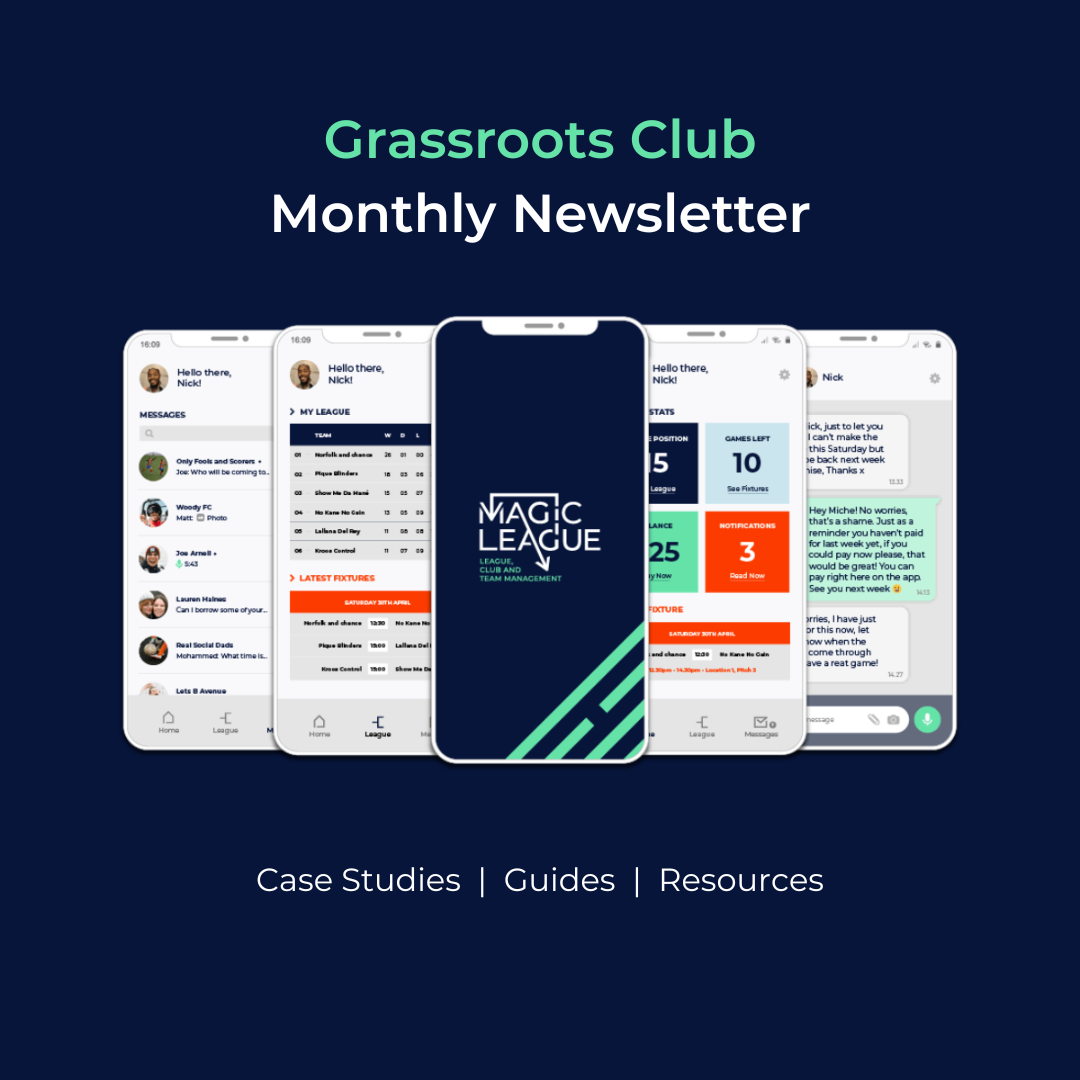 League managers monthly newsletter