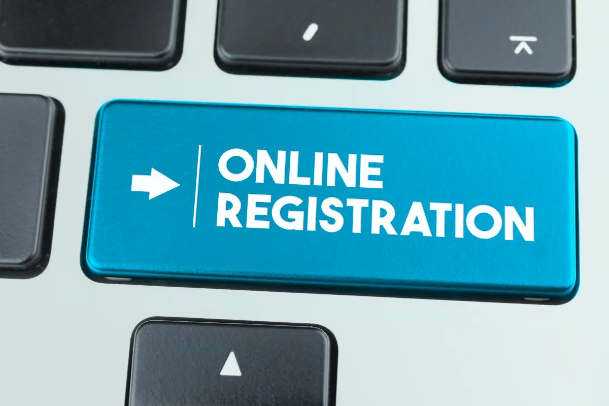online registration process