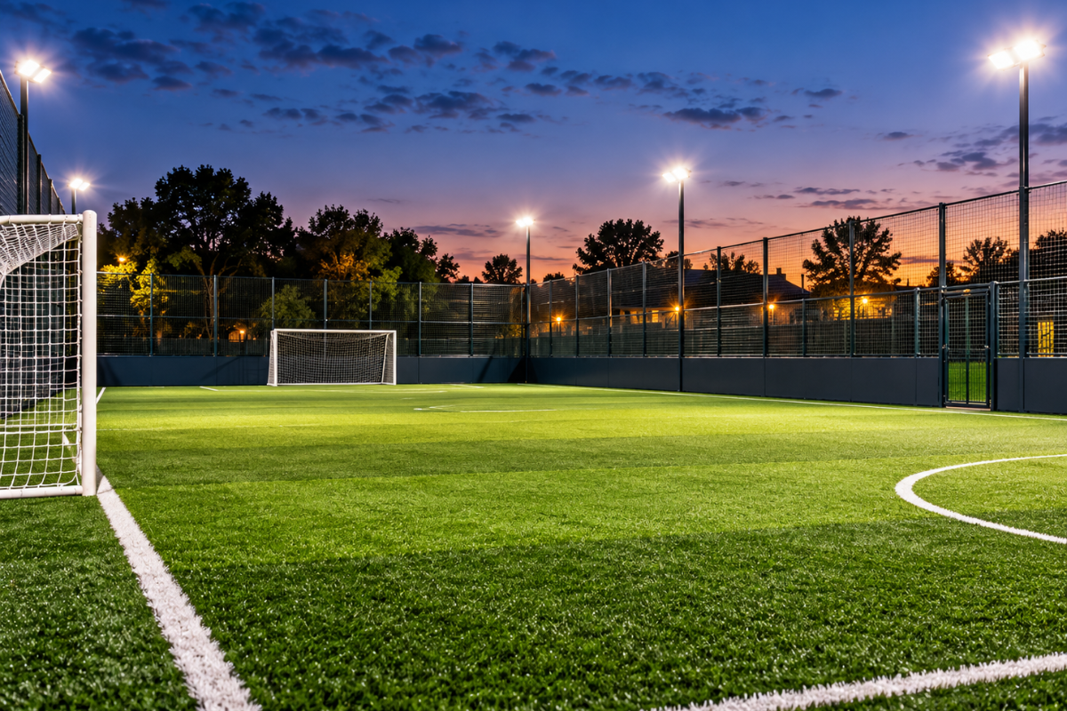 League venues 3 pitches on club ground